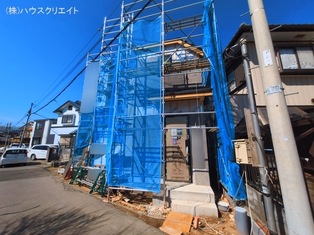 千葉県松戸市小山の新築戸建てシート写真 2026年3月10日撮影