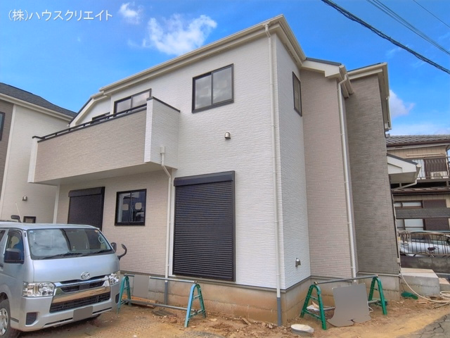 千葉県松戸市小山の新築戸建て外構写真 2026年4月12日撮影