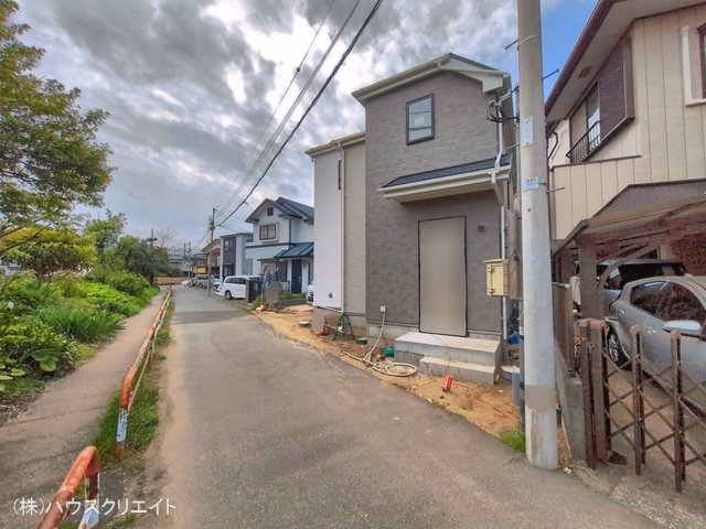 千葉県松戸市小山の新築戸建て外構写真 2026年4月12日撮影