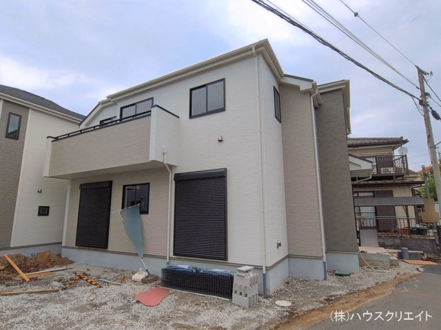 千葉県松戸市小山の新築戸建て外構写真 2026年4月29日撮影