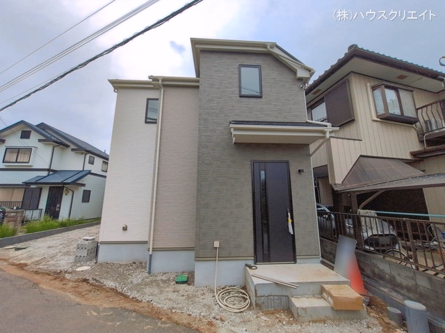 千葉県松戸市小山の新築戸建て外構写真 2026年4月29日撮影