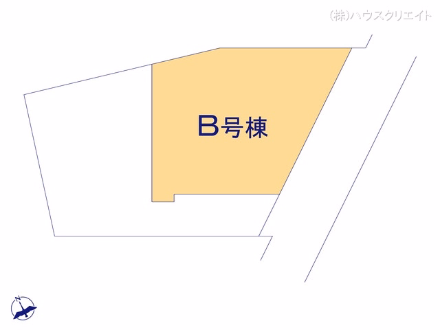 千葉県松戸市小山の新築戸建て全体区画図 ※図面と異なる場合は現況を優先