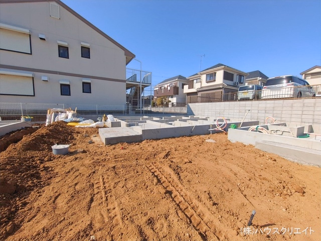 千葉県松戸市八ケ崎5丁目の新築戸建て基礎写真 2026年1月26日撮影