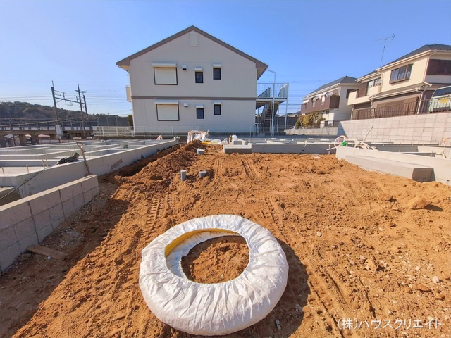 千葉県松戸市八ケ崎5丁目の新築戸建て基礎写真 2026年1月26日撮影