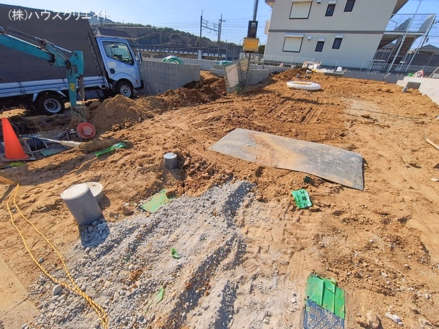 千葉県松戸市八ケ崎5丁目の新築戸建て基礎写真 2026年1月26日撮影