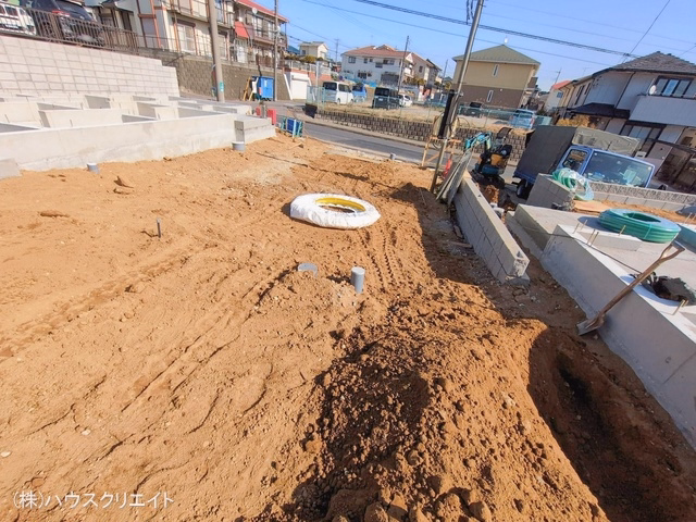 千葉県松戸市八ケ崎5丁目の新築戸建て基礎写真 2026年1月26日撮影
