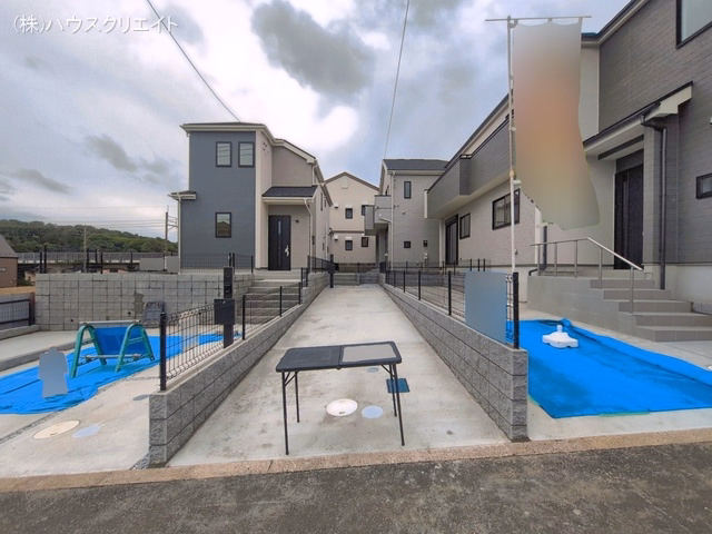 千葉県松戸市八ケ崎5丁目の新築戸建て完成写真 2026年6月8日撮影
