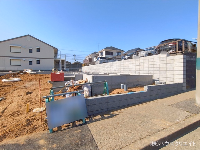 千葉県松戸市八ケ崎5丁目の新築戸建て基礎写真 2026年1月26日撮影