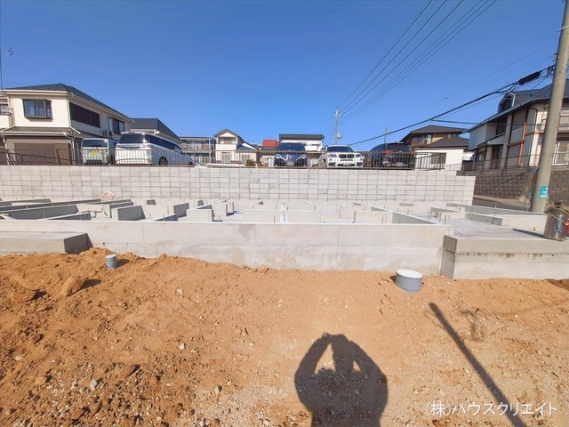 千葉県松戸市八ケ崎5丁目の新築戸建て基礎写真 2026年1月26日撮影
