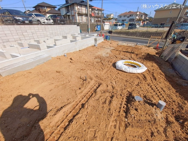 千葉県松戸市八ケ崎5丁目の新築戸建て基礎写真 2026年1月26日撮影