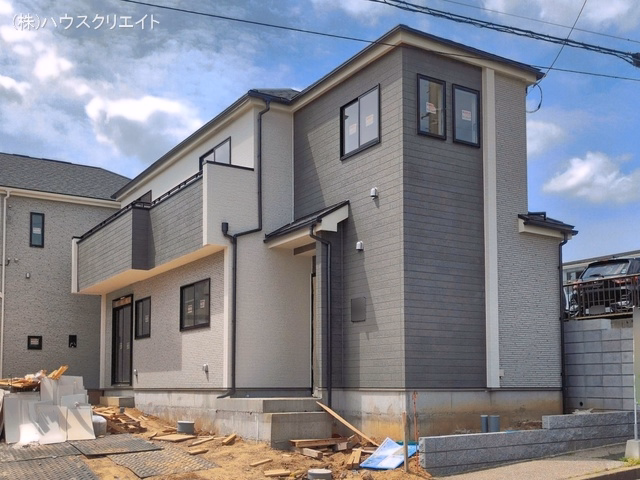 千葉県松戸市八ケ崎5丁目の新築戸建て外構写真 2026年4月12日撮影