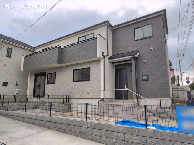 千葉県松戸市八ケ崎5丁目の新築戸建て完成写真 2026年6月8日撮影