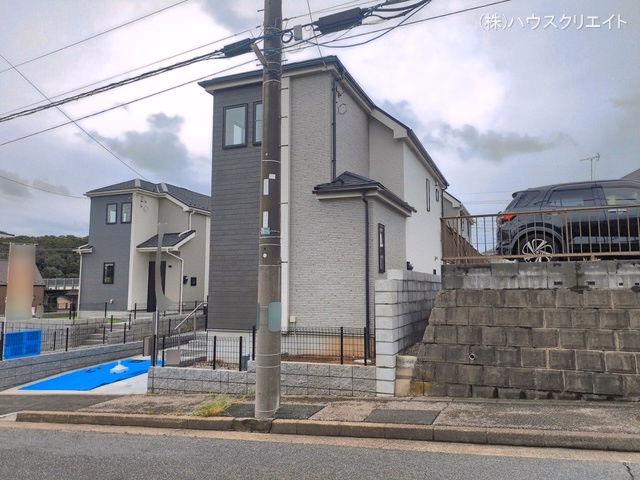 千葉県松戸市八ケ崎5丁目の新築戸建て完成写真 2026年6月8日撮影