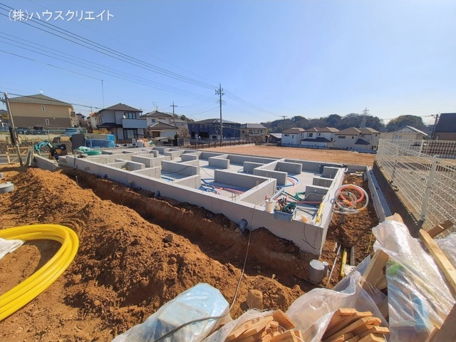 千葉県松戸市八ケ崎５丁目の新築戸建て基礎写真 2026年1月26日撮影