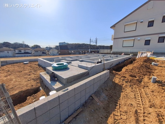 千葉県松戸市八ケ崎５丁目の新築戸建て基礎写真 2026年1月26日撮影