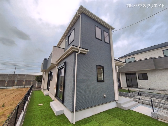 千葉県松戸市八ケ崎５丁目の新築戸建て完成写真 2026年6月8日撮影