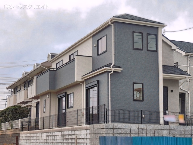 千葉県松戸市八ケ崎５丁目の新築戸建て完成写真 2026年6月8日撮影