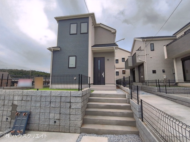 千葉県松戸市八ケ崎５丁目の新築戸建て完成写真 2026年6月8日撮影