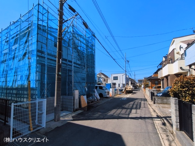 千葉県松戸市二ツ木の新築戸建て上棟写真 2026年3月10日撮影