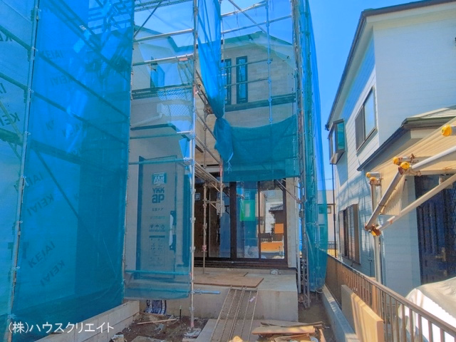千葉県松戸市二ツ木の新築戸建てシート写真 2026年4月7日撮影