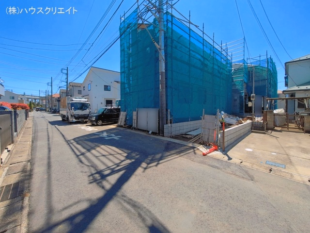 千葉県松戸市二ツ木の新築戸建てシート写真 2026年4月7日撮影