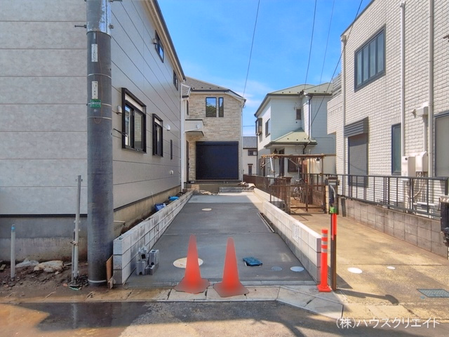 千葉県松戸市二ツ木の新築戸建て外構写真 2026年4月27日撮影
