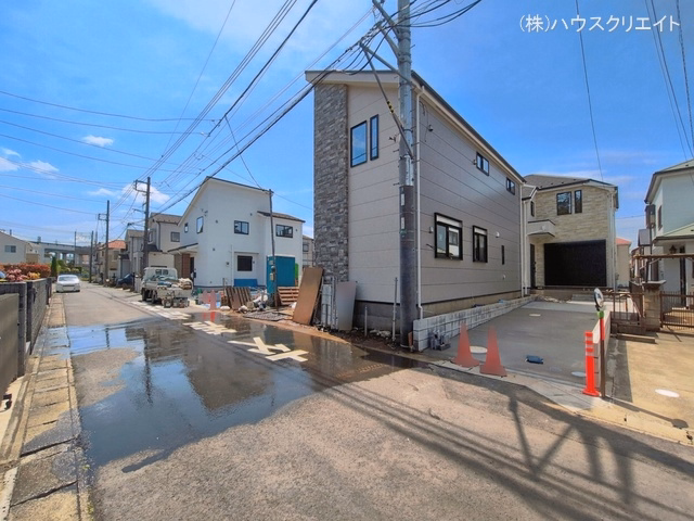 千葉県松戸市二ツ木の新築戸建て外構写真 2026年4月27日撮影