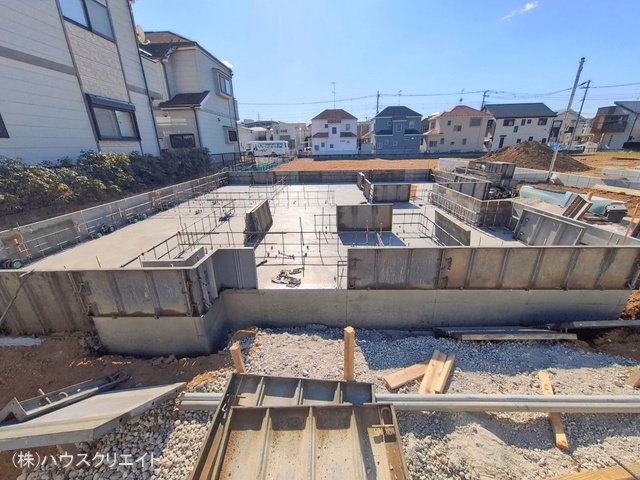 千葉県松戸市二ツ木の新築戸建て基礎写真 2026年1月28日撮影