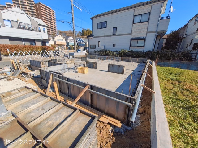 千葉県松戸市二ツ木の新築戸建て基礎写真 2026年1月28日撮影