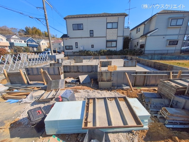 千葉県松戸市二ツ木の新築戸建て基礎写真 2026年1月28日撮影