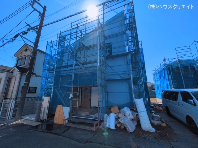 千葉県松戸市二ツ木の新築戸建てシート写真 2026年3月10日撮影