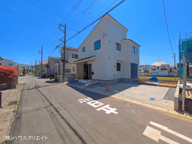 千葉県松戸市二ツ木の新築戸建て完成写真 2026年4月7日撮影