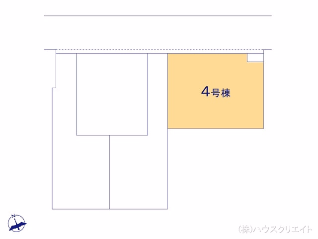 千葉県松戸市二ツ木の新築戸建て全体区画図 ※図面と異なる場合は現況を優先