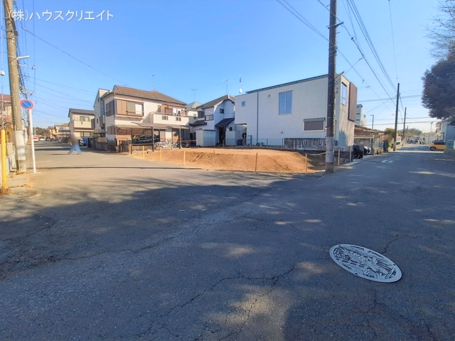 千葉県松戸市千駄堀の新築戸建て更地・土地写真 2026年2月1日撮影