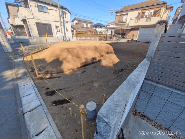 千葉県松戸市千駄堀の新築戸建て更地・土地写真 2026年2月1日撮影