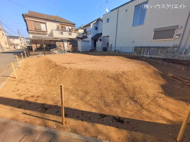 千葉県松戸市千駄堀の新築戸建て更地・土地写真 2026年2月1日撮影