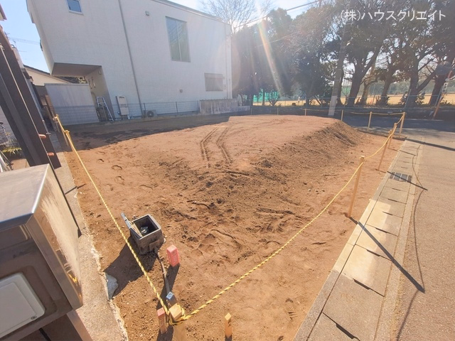 千葉県松戸市千駄堀の新築戸建て更地・土地写真 2026年2月1日撮影