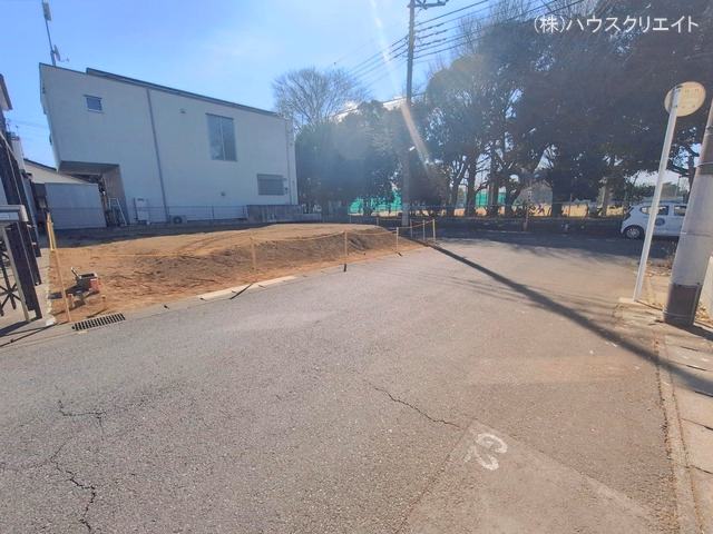 千葉県松戸市千駄堀の新築戸建て更地・土地写真 2026年2月1日撮影