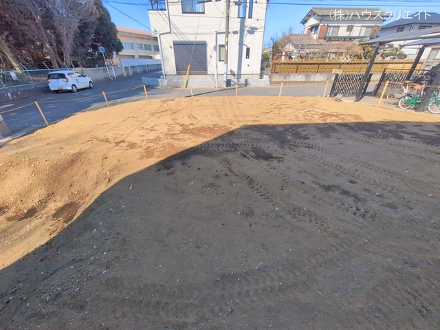 千葉県松戸市千駄堀の新築戸建て更地・土地写真 2026年2月1日撮影