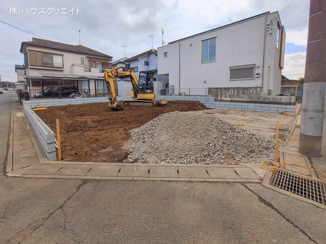 千葉県松戸市千駄堀の新築戸建て更地・土地写真 2026年2月19日撮影