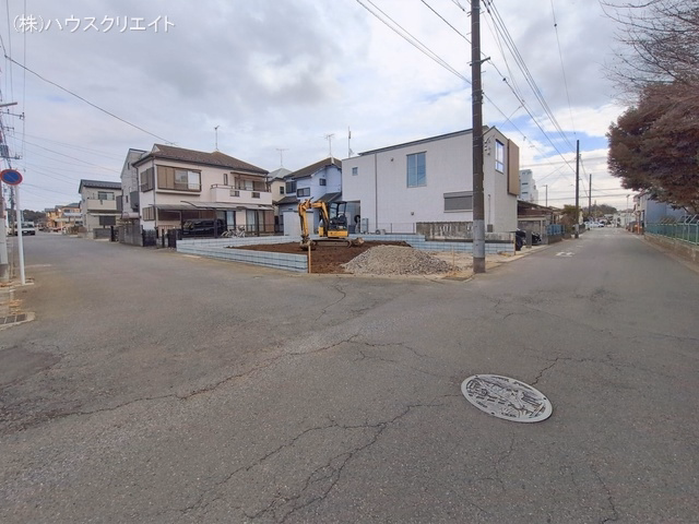 千葉県松戸市千駄堀の新築戸建て更地・土地写真 2026年2月19日撮影