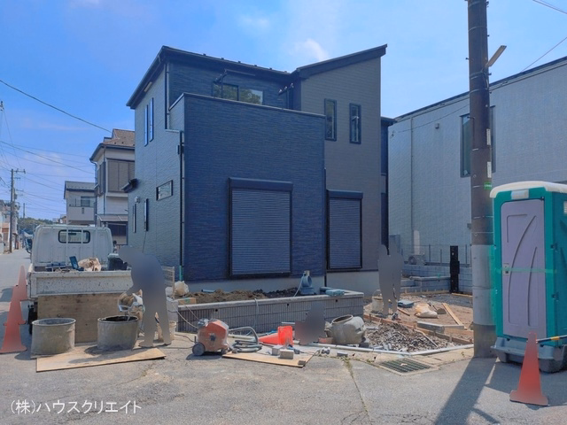 千葉県松戸市千駄堀の新築戸建て外構写真 2026年6月12日撮影