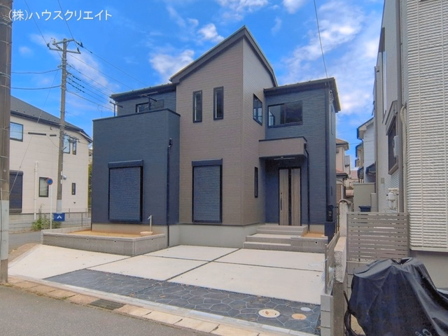 千葉県松戸市千駄堀の新築戸建て完成写真 2026年7月13日撮影