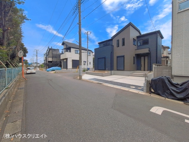 千葉県松戸市千駄堀の新築戸建て完成写真 2026年7月13日撮影
