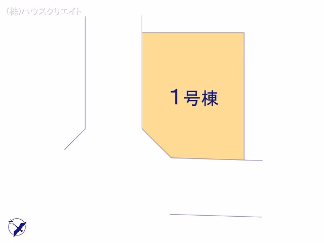 千葉県松戸市千駄堀の新築戸建て全体区画図 ※図面と異なる場合は現況を優先