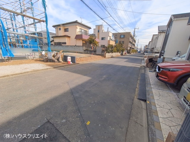 千葉県松戸市新松戸６丁目の新築戸建て上棟写真 2026年2月5日撮影