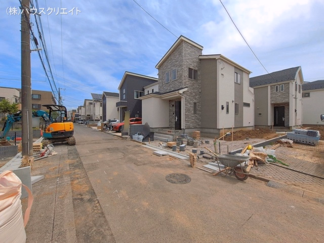 千葉県松戸市新松戸６丁目の新築戸建て外構写真 2026年4月21日撮影