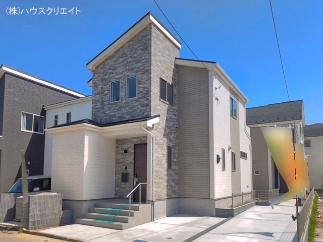 千葉県松戸市新松戸６丁目の新築戸建て完成写真 2026年5月17日撮影