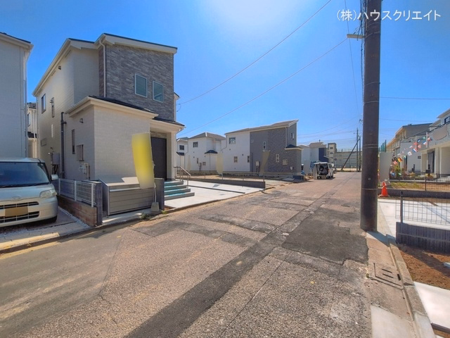 千葉県松戸市新松戸６丁目の新築戸建て完成写真 2026年5月17日撮影
