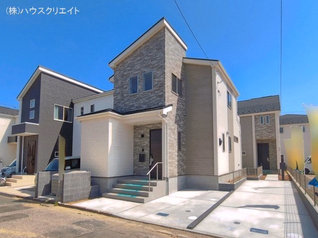 千葉県松戸市新松戸６丁目の新築戸建て完成写真 2026年5月17日撮影